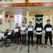 Công an xã Vĩnh Lợi kịp thời ngăn chặn nhóm thanh thiếu niên mang hung khí giải quyết mâu thuẫn