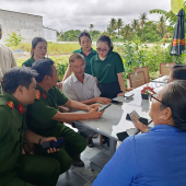 Công an xã Tân Long và Công an xã Tân Hòa đẩy mạnh các hoạt động hưởng ứng ngày chuyển đổi quốc gia