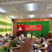 Công an xã Đại Hải ký kết chương trình phối hợp với Ủy ban Mặt trận Tổ quốc Việt Nam xã, giai đoạn 2026 - 2031