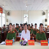 Công an phường Ngã Năm tổ chức Hội nghị sơ kết công tác công an 09 tháng đầu và triển khai nhiệm vụ 03 tháng cuối năm 2026
