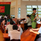 Công an phường Long Bình đẩy mạnh phổ cập kỹ năng số trong học sinh