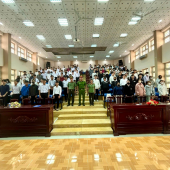 Phường Vị Tân: Hơn 600 sinh viên được tuyên truyền pháp luật về giao thông, an ninh mạng và phòng, chống ma túy