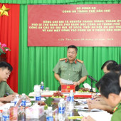 Đại tá Nguyễn Thanh Tràng chỉ đạo Công an 5 xã tăng tốc, quyết tâm hoàn thành nhiệm vụ năm 2026