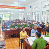 Công an xã Tân Bình phối hợp thu nhận mẫu ADN thân nhân liệt sĩ chưa xác định được danh tính đợt 2 năm 2026
