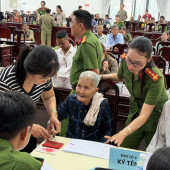 Công an xã Mỹ Tú phối hợp thu nhận mẫu ADN thân nhân liệt sĩ chưa xác định được danh tính – đợt 2 năm 2026