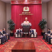 Bộ trưởng Lương Tam Quang tiếp Giám đốc Cơ quan Thi hành án Liên bang Nga