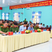 Công an xã Mỹ Phước sơ kết 9 tháng công tác Công an và duy trì địa bàn không ma túy năm 2026