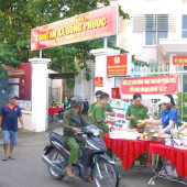 Ấm lòng suất ăn nghĩa tình nơi trụ sở Công an xã