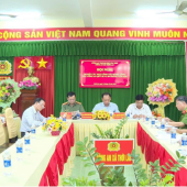 Công an xã Thới Lai tổ chức Hội nghị sơ kết công tác Đảng, công tác Công an quý III và 9 tháng năm 2026.