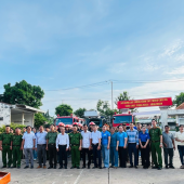 Phường Thới An Đông  ra quân hưởng ứng “Ngày toàn dân phòng cháy, chữa cháy, cứu nạn, cứu hộ” năm 2026