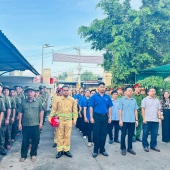 Phường An Bình tổ chức Lễ ra quân hưởng ứng “Ngày toàn dân phòng cháy, chữa cháy” và “Tháng an toàn phòng cháy, chữa cháy và cứu nạn, cứu hộ”