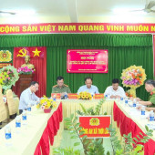 Công an xã Thới Lai tổ chức Hội nghị sơ kết công tác Đảng, công tác Công an quý III và 9 tháng năm 2026.