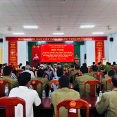 Công an xã Mỹ Hương sơ kết phong trào thi đua “Ba nhất”, lắng nghe ý kiến Nhân dân