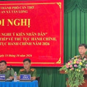 Công an xã Tân Long lắng nghe ý kiến nhân dân, nâng cao chất lượng phục vụ