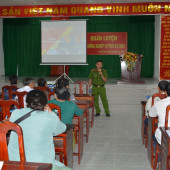 Công an xã Châu Thành đẩy mạnh tuyên truyền, huấn luyện nghiệp vụ phòng cháy, chữa cháy và cứu nạn, cứu hộ hưởng ứng ngày toàn dân phòng cháy, chữa cháy 04/10 và Tháng an toàn phòng cháy, chữa cháy năm 2026