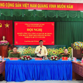 Công an xã Long Hưng tổ chức Hội nghị sơ kết công tác Công an Quý III và 09 tháng năm 2026