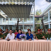 Tuyên truyền, phổ biến kiến thức về trật tự, an toàn giao thông tại Trường trung học cơ sở Phước Thới, phân hiệu Ngô Quyền, thành phố Cần Thơ