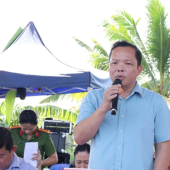 Kiểm tra công tác chuẩn bị thực binh phương án A2 trong diễn tập khu vực phòng thủ xã Thạnh Hòa