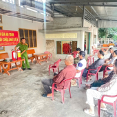 Công an phường Long Mỹ sẵn sàng cho Tháng an toàn phòng cháy, chữa cháy và cứu nạn, cứu hộ