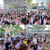 Công an xã Thạnh Thới An tổ chức tuyên truyền phòng chống ma túy, bạo lực học đường xâm hại trẻ em và an toàn giao thông trên địa bàn xã năm 2026.