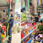 Công an phường Thới Long tổ chức tuyên truyền, nâng cao ý thức phòng cháy, chữa cháy và cứu nạn, cứu hộ trên địa bàn