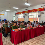 CÔNG AN XÃ VĨNH HẢI SƠ KẾT 01 NĂM THỰC HIỆN KẾ HOẠCH XÂY DỰNG ĐỊA BÀN “XÃ KHÔNG MA TÚY”