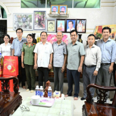 Công an xã Long Phú thăm, tặng quà các đồng chí nguyên lãnh đạo,  các chùa nhân dịp Lễ Sene Dolta năm 2026