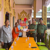 Phòng An ninh nội địa chúc mừng Lễ Sene Dolta năm 2026 của đồng bào dân tộc Khmer.