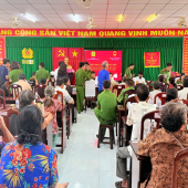 Công an xã Trường Thành tích cực triển khai điểm thu nhận mẫu sinh phẩm ADN thân nhân liệt sĩ chưa xác định thông tin đợt 2