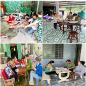 Công an xã Vĩnh Viễn đẩy mạnh tuyên truyền, hưởng ứng Ngày Chuyển đổi số quốc gia năm 2026
