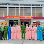 CÔNG AN PHƯỜNG VỊ THANH: THẮM TÌNH ĐOÀN KẾT, TÔN VINH VẺ ĐẸP VÀ NHỮNG CỐNG HIẾN CỦA PHỤ NỮ TRONG SỰ NGHIỆP BẢO VỆ AN NINH TỔ QUỐC