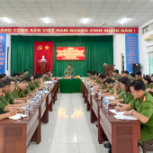 Kiểm tra kết quả thực hiện nhiệm vụ năm 2026 tại Công an phường Phước Thới