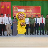 Tham mưu tổ chức Đại hội Hội Cựu Công an nhân dân xã Trường Khánh