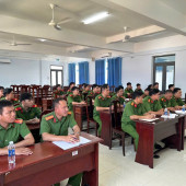Đảng ủy Trại tạm giam số 1, 2 tổ chức học tập, quán triệt Nghị quyết Trung ương 4 khóa XIV