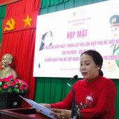 Công an phường Long Tuyền tổ chức họp mặt kỷ niệm 96 năm Ngày thành lập Hội Liên hiệp Phụ nữ Việt Nam và 16 năm Ngày Phụ nữ Việt Nam