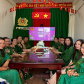 Chi hội Phụ nữ Công an xã Liêu Tú tổ chức họp mặt kỷ niệm 96 năm ngày thành lập Hội Liên hiệp Phụ nữ Việt Nam