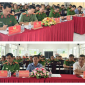 Công an phường Cái Răng tổ chức hội nghị sơ kết công tác Công an quý III và 9 tháng đầu năm 2026