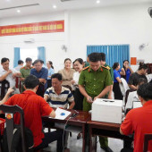 Công an xã Đại Ngãi “hiến máu cứu người - nghĩa cử nhân văn, trách nhiệm với cộng đồng”
