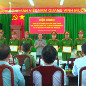 Công an xã Lương Tâm lắng nghe ý kiến Nhân dân, nâng cao hiệu quả công tác bảo đảm an ninh, trật tự