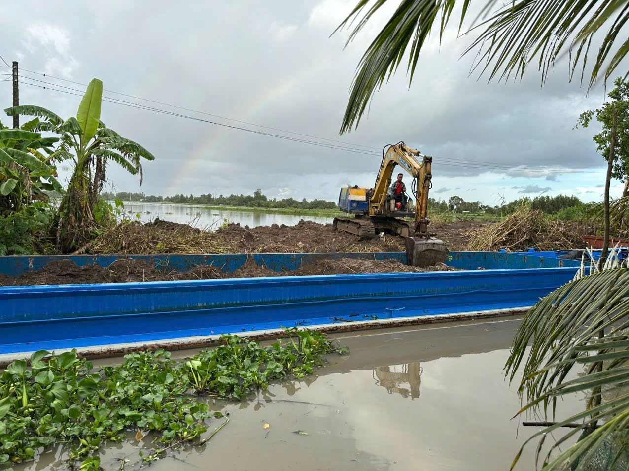 Công an phường Mỹ Quới xử lý nghiêm đối với hành vi khai thác khoáng sản trái phép.