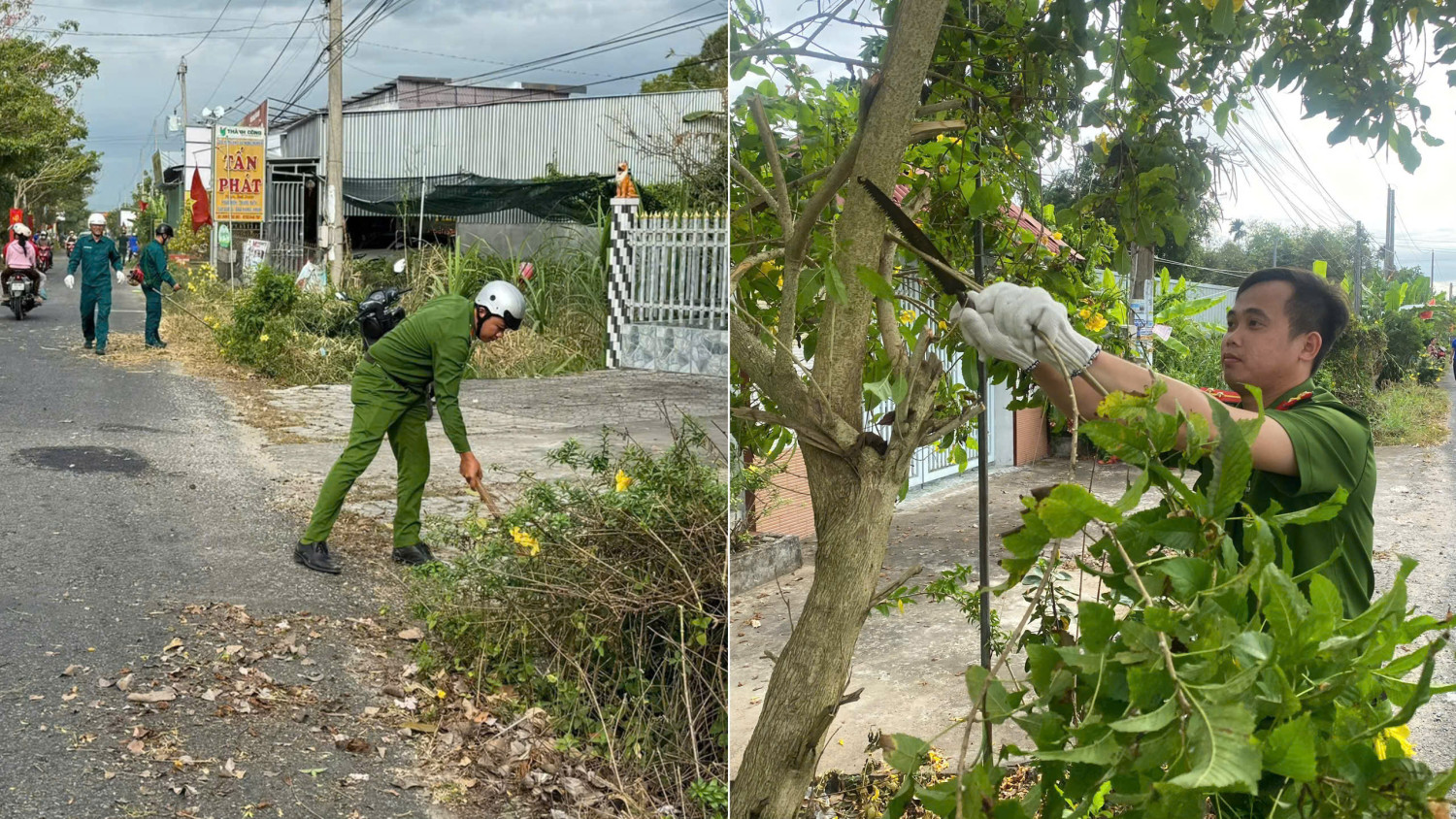 Tuổi trẻ Công an xã Trường Thành: Hành động nhỏ – Ý nghĩa lớn chào đón Xuân Bính Ngọ 2026