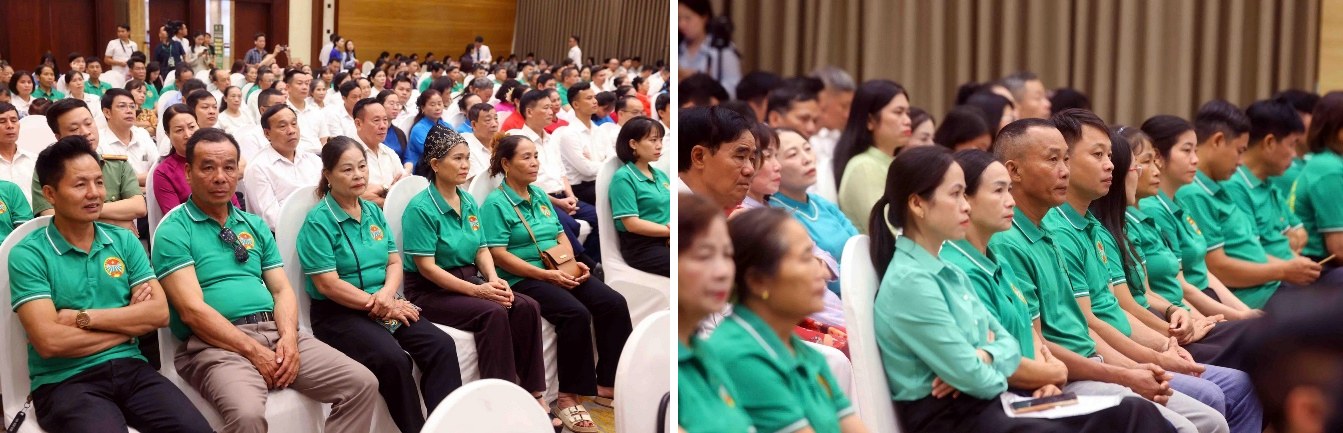 Tham dự Diễn đàn có hơn 200 đại biểu nông dân tiêu biểu, xuất sắc trên toàn quốc.