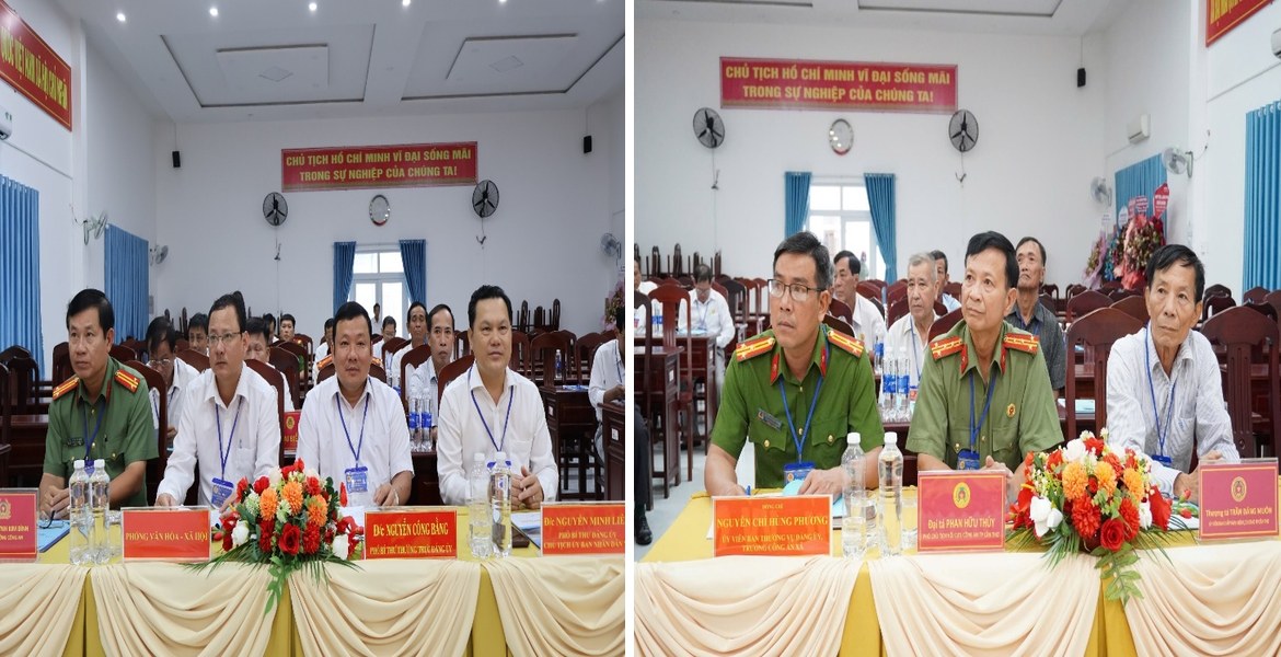 Đại biểu dự Đại hội thành lập Hội Cựu CAND xã Đại Ngãi, nhiệm kỳ 2026 - 2031.