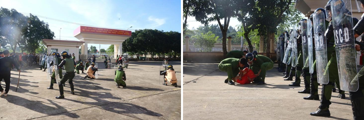 Cán bộ, chiến sĩ Trung đoàn báo cáo kết quả một số nội dung huấn luyện