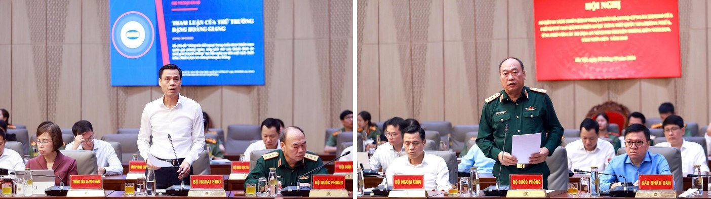 Các đại biểu tham luận tại Hội nghị.