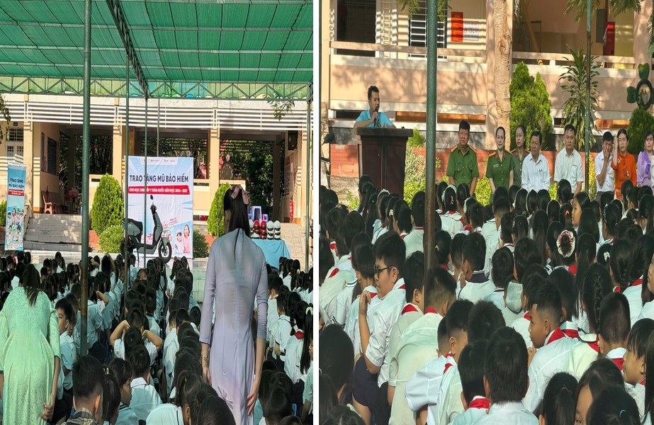 Quang cảnh buổi tuyên truyền.