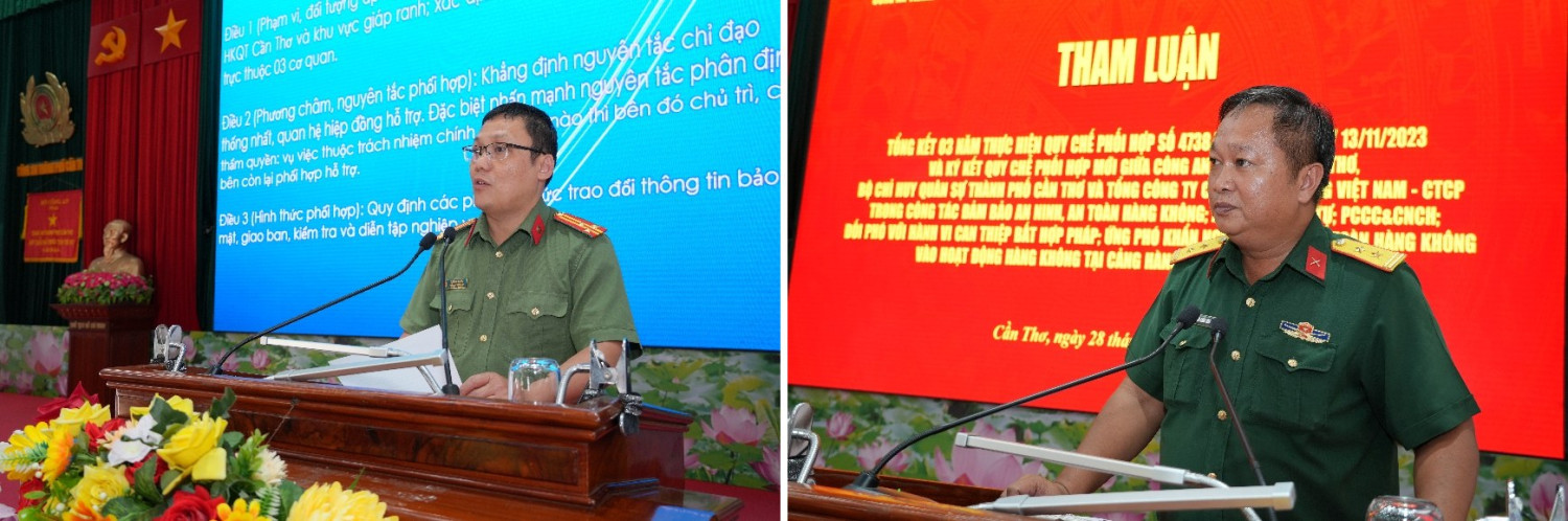 Các đại biểu tham luận tại Hội nghị