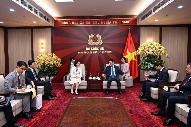 Quang cảnh buổi tiếp.
