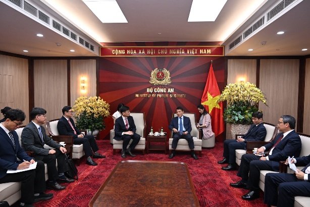 Quang cảnh buổi tiếp.
