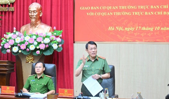 Bộ trưởng Lương Tam Quang phát biểu tại Hội nghị.